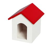 1/12 casa delle bambole mobili in miniatura cane canile casa rifugio casa in legno per animali domestici casa per artigianato modello giardino scena display case delle bambole kit