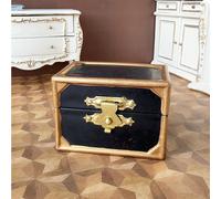 1/12 Case Delle Bambole in Legno Baule Del Tesoro in Miniatura Portagioie Retrò
