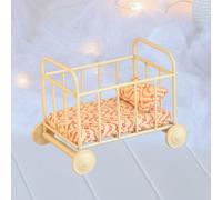 1:12 Crib BED Crib Miniature Mobili Room per arredi regalo per il display