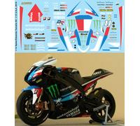 1/12 Decals per YAMAHA M1 Colin Edwards Spies INDIANAPOLIS 2010 TBD92