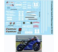1/12 Decals per YAMAHA M1 MISANO ARAGON 2012 LORENZO B.SPIES TBD150