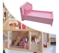 1:12 Decorazione della casa delle bambole Scala Tiny Bed Kids Finge Play Toy
