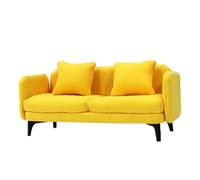 1/12 Divano in miniatura Mobili per casa delle, Yellow | Accessori scena per giochi, tessuti morbidi, progetti artigianato creativo