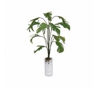 1:12 Green Banana Tree In White Bottle Casa Delle Bambole Accessori Da Giardino