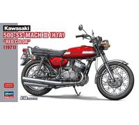 1:12 HASEGAWA Kawasaki 500-Ss/Mach Iii (H1A) "Red Color" 1971 Kit HA21775