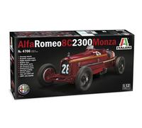 MODELLINO AUTO STATICO ITALERI ALFA ROMEO F1 8C NUVOLARI MONACO GP 1932 1/12