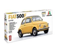 MODELLINO AUTO EPOCA STATICO ITALERI FIAT 500F 1965 MODELLISMO SCALA 1/12
