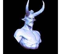 【1/12】 Kit di miniature del busto in resina del guerriero orco antico, parti in resina non assemblate e non dipinte (EZ5N-4)