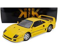 KK Scale KKDC120252 - Ferrar. F40 Yellow 1987 with Openings - Scala 1/12 - modellino Auto