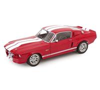 KK Scale KKDC120173 Mustang Shelby GT500 Eleanor 1967 Red & White - scala 1/12 - modellino auto