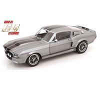 KK Scale KKDC120171 Mustang Shelby GT500 Eleanor 1967 Grey Metallic & Black Gone in 60 Seconds Look-A-Like - Scala 1/12 - modellino Auto