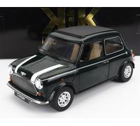 MODELLINO AUTO STATICO DIECAST MINI COOPER SUNROOF RHD 1992 VERDE BIANCO 1/12