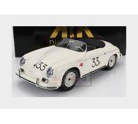MODELLINO AUTO STATICO KK SCALE PORSCHE 356A SPEEDSTER JAMES 1955 BIANCO 1:12