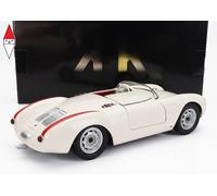 KK 1/12 PORSCHE 550A SPIDER 1953 BIANCO MODELLINO AUTO MODELLISMO STATICO