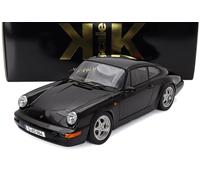 KK Scale KKDC120243S - Porsch. 911 (964) RS with Speedline Rims Black 1992 with Openings - Scala 1/12 - modellino Auto