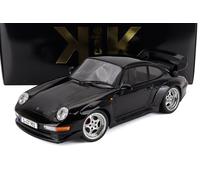 KK Scale KKDC120286S - Porsch. 911 (993) GT2 Speed Line Rims Black 1996 with Openings - Scala 1/12 - modellino Auto