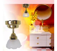 1:12 Lampada da soffitto a LED per casa delle bambole Mobili per casa delle