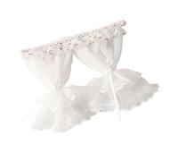 1:12 Lifelikes Dollhouses Finestra Trattamenti Miniatura Pizzo Tenda Della Finestra Migliora Le Tue Case Delle Bambole Tende