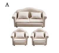 1:12 Mini Mobili Divano Simulazione Miniatura Soggiorno Sedie Camera Bambini C7C