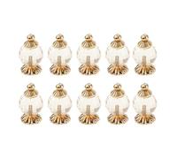 1:12 Miniatura Manubri Simulazione Modello Arredamento Stanza Accessori Decorazione, 10 Pezzi d'oro, 1x1x1,8 cm