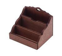 1:12 Miniatura per Casa delle Bambole: Portariviste, Libri, Giornali, Scaffale, Micro Paesaggio, Modello di Simulazione per Soggiorno, caffè