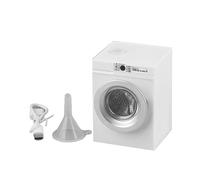 1:12 Miniature Washer Toy - Rechargeable Mini Washing Machine, Openable Lid with Rotating Drum | Fun Pretend Play for Children Girls Boys Birthday Gift Playroom Educational Imaginative Activity Use