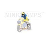 1:12 Minichamps Pilota Riding Rossi Sachsenring 2006 Pma 312060196 Modellino