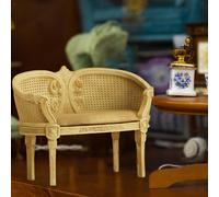 1/12 mobili per divano delle bambole, micro paesaggio della scena della vita,