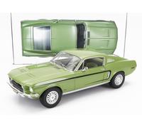 MODELLINO AUTO STATICO NOREV FORD MUSTANG FASTBACK GT 1968 VERDE SCALA 1/12