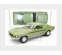 MODELLINO AUTO STATICO NOREV FORD MUSTANG FASTBACK GT 1968 VERDE SCALA 1/12