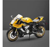 1:12 Per YZF-R1 YZFR1 Con Base In Lega Pressofusa Modello Di Auto Moto, Regalo Giocattolo, Statico Pressofuso