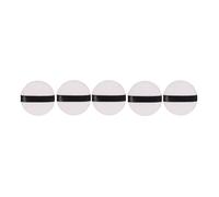 1-12 pezzi triangolo velluto soffio di cipria farine mini trucco viso spugna cosmetici morbido cotone soffio di cipria leggero lavabile (Color : 5Pcs-White-01)