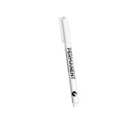 1/12 Pieces Pennarello Permanente Bianco 0 2 Mm Punta Fine Impermeabile Vernice Penna Per Tessuto In Legno Metallo Pelle Di Legno Punta Fine di Vetro Pennarello Bianco