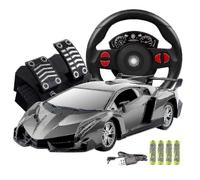 1:12 Remote Control Sports Car Models Steering Wheel Gravity Sensing Four-way Remote Control Racing Car Model Toy-q