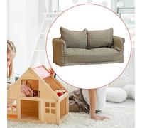 1/12 Scala delle bambole di divano di divano giocattolo per mobili per la