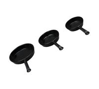 1/12 Scala Dollhouses Cucina Accessorio Pentole Metallo Set 3Size Miniature Padelle Per Il Mestiere Progetto Modello di Impostazione Della Cucina Accessorio In Miniatura