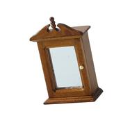 1/12 Scala Dollhouses Miniatura Bagno Cabinet Armadio di Immagazzinaggio Mobili In Legno Per Il Modello Craft Progetto Display Dollhouses