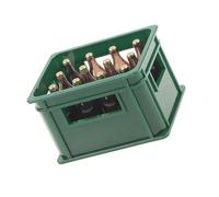 1/12 Scala Dollhouses Miniatura Bottiglia di Birra Con Cassa Vita Come Scatola di Birra Modello Progetto Accessorio Per Collezionisti Modello Craft Supply