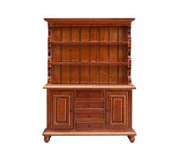 1/12 Scala Legno Miniatura Gabinetto Per Le Case Delle Bambole Con Apertura Cassetti E Porte Per Il Mestiere Progetto Modello Scena Display Dollhouses Mobili