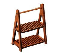 1:12 Scala Miniatura Della Torta Di Legno Stand Per Le Case Delle Bambole Display E Deposito Bambini Giocattolo Mobili Vintage Dollhouses Flower Display Rack