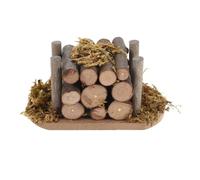 1/12 Scala Piccola Legna Da ardere Pila Per Fiaba Paesaggio Campeggio Dettagliato Artigianato Forniture Per Paesaggi Miniatura Giardino Decors Set