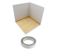 1/12 Scala Sfondo Layout Display per Action Figure Bambole Mini Diecast Interno Auto 21.5x21.5 cm