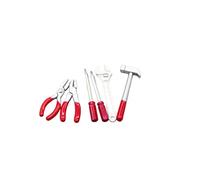 1/12 Set di attrezzi da giardinaggio in miniatura per casa delle bambole con custodia per fingere di giocare scatola degli attrezzi per la disposizione delle scene Decorazione della casa delle bambole