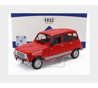 MODELLINO AUTO STATICO SOLIDO RENAULT R4 GTL 1989 ROSSO MODELLISMO SCALA 1/12