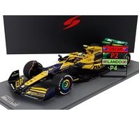 1/12 SPARK-MODEL - McLAREN - F1 MCL38 TEAM MCLAREN N 4 4th MONACO GP 2024 12S04