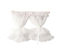 1:12 Tende Per Finestre In Miniatura Artigianali Per Le Bambole Sheer Fabric Eleva Le Ambientazioni Della Stanza Easy Maintenances Miniature Finestra