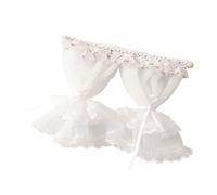 1:12 Tende Per Finestre In Miniatura Realizzate A Mano Case Delle Bambole Tessuto Trasparente Eleva L'ambiente Della Stanza Facili Manutenzioni Tende Case Delle Bambole Fai Da Te