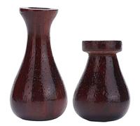 1: 12 Vaso per Casa delle Bambole, Vaso retrò in Mogano Simulato in Miniatura Casa delle Bambole Camera da Letto Composizione Floreale Vaso Modello di Decorazione per Bambini Che Giocano Decorazione