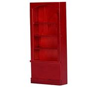 1/12 Vetrina in miniatura per casa delle bambole Armadietto per libri in miniatura in legno Casa delle bambole Accessori per la decorazione di mobili in miniatura Libreria in