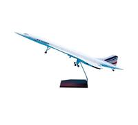 1:123 Per Modello Di Aereo Concorde Air France Kit Aereo Da 50 Cm Con Ruote E Luci A LED